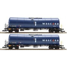 96110011 Igra Model 2 delige set tankwagens Zacns 98 Wascosa Oranje/ Blauw 2