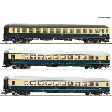 74035 Roco 3-delige set rijtuigen Set 2: EC 24 „Erasmus‟ DB