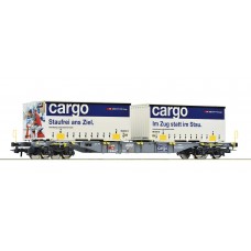 77341 Roco Containerdraagwagen SBB Cargo AAE