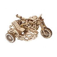 Ugears Scrambler UGR-10 motor met zijspan