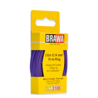 3100 Brawa draad Paars 0,14 MM² 10 meter