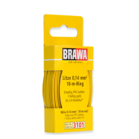 3101 Brawa draad Geel 0,14 MM² 10 meter