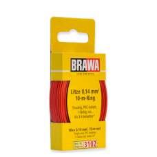 3102 Brawa draad Rood 0,14 MM² 10 meter