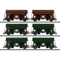 24169 Trix 6-delige set zwenkdakwagens van Agrorail CZ Railco