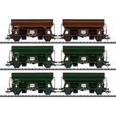24169 Trix 6-delige set zwenkdakwagens van Agrorail CZ Railco