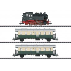 26618 Marklin Stoomlocomotief serie 80 van de VSM met twee rijtuigen EXCLUSIEF NL