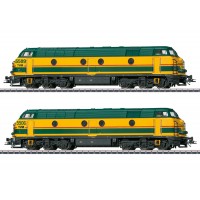 37602 Marklin Diesellocomotief serie 55 in dubbeltractie SNCB/NMBS TVM MFX Sound