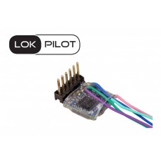 59857 ESU LokPilot 5 micro DCC, 6-pin NEM651 gewikkeld, direct