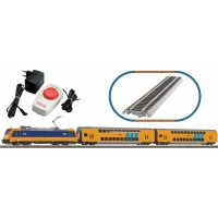 97939 Piko Startset NS Personentrein met dubbeldekkerrijtuigen analoog + rails met bedding