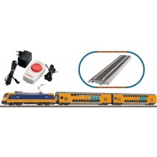 97939 Piko Startset NS Personentrein met dubbeldekkerrijtuigen analoog + rails met bedding