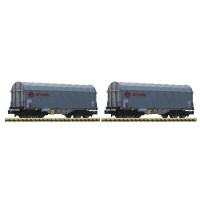 837927 Fleischmann N Set Schuifhuifwagens ERMEWA