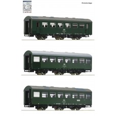 74070 Roco 3-delige set Rekowagen DR, set 1