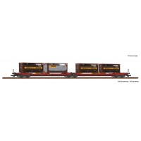 77389 Roco Containerdraagwagen T3000e Bertschi ÖBB/ RCW