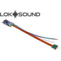 58816-1 ESU LokSound 5 Micro DCC/MM/SX/M4 6-pin NEM651 met luidspreker 11x15mm MET GELUID