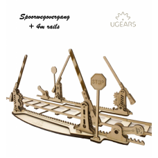 70014 Ugears Spoorwegovergang + 4m rails