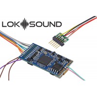 58416 ESU LokSound 5 DCC/MM/SX/M4 6-pin NEM651 met luidspreker 11x15mm LEEG