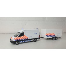 937009 Herpa Mercedes Benz Sprinter Politie + aanhanger VOA (NL)