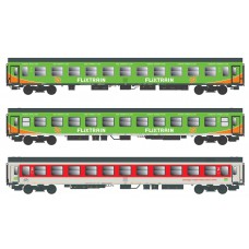 55241 ACME 3-delige set personenrijtuigen type Bom en Bomdz Flixtrain