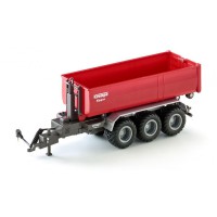 6786 Siku Control 3-assig haaklift-chassis met afzetcontainer 1:32