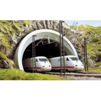 7021 Busch Tunnelportaal ICE 2-sporig H0