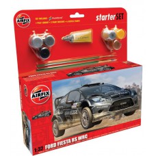 55302 AirFix Giftset Ford Fiesta WRC 1:32 Met verf, lijm & kwast HUMBROL