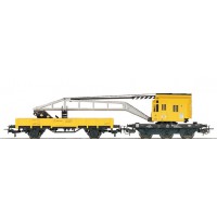 4471 Marklin Lageboordwagen geel (Past bij 4671 kraanwagen)
