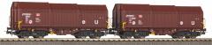 58293 Piko 2-delige Set Teleskophaubenwagen DB Cargo VI