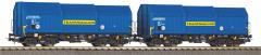 58296 Piko 2-delige Set Teleskophaubenwagen Transwaggon V