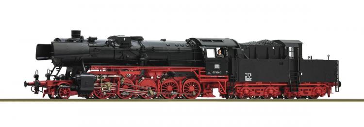 7110010 Roco Stoomlocomotief BR 051 494-3 DB met cabinetender DCC Sound