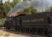 38700 Marklin US stoomlocomotief met aandrijving type Shay MFX & Sound