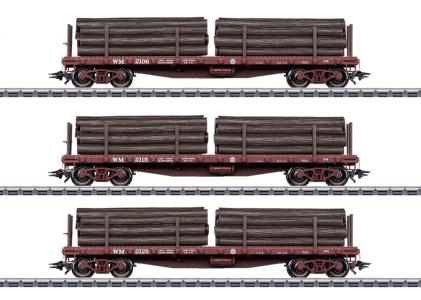 45600 Marklin Set platte wagens US Shay