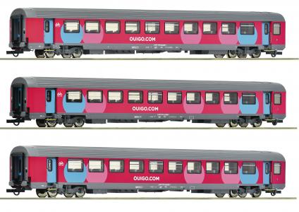 6200025 Roco Personenrijtuigenset Set 2: Corailwagen, SNCF