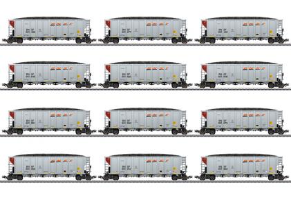 45666 Marklin 12-delige Hopper Car Set BNSF