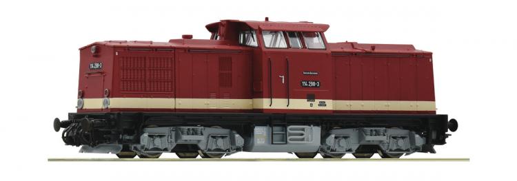 70812 Roco Diesellocomotief BR 114 298-3 van de DR DCC Sound