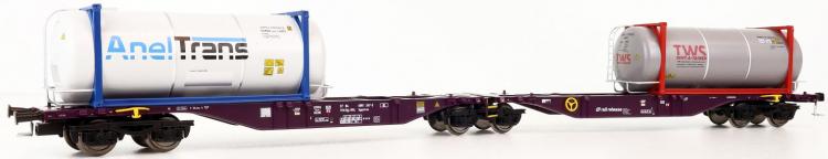 28400 Mehano Container Draagwagen Sggmrss90 Railrelease B.V.