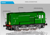 22003 Piko Diesellok NS Serie 500 - Hippel AC Sound
