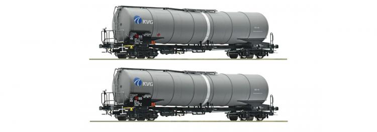 77463 Roco Ketelwagenset 2-delig GATX KVG
