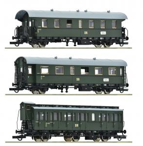 6200131 Roco 3-delige Set 2: Nebenbahnzug DR