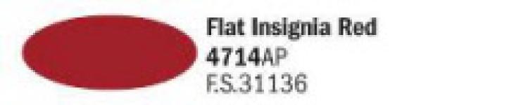 4714 Flat Insignia Red