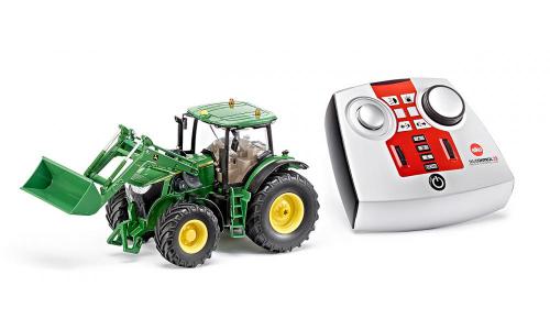 6777 Siku Control John Deere 7R met voorlader 1:32