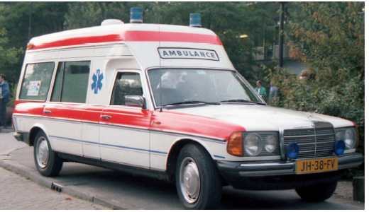 522001 Busch MERCEDES-BENZ VF123 Ambulance NL 