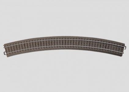 24530 Marklin Gebogen rail R5 = 643,6 mm. Bogen 30°