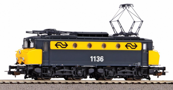 51371 Piko NS E-lok serie 1100 - 1136 Geel Grijs met botsneus AC Digitaal Sound