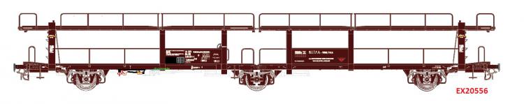20556 Exact-Train NS/ FS Laes autotransportwagen SITFA tijdperk IV