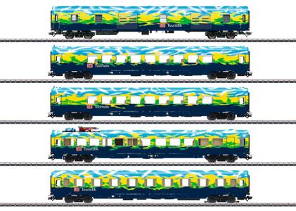 43879 Marklin Set personenrijtuigen "toeristische trein" MHI