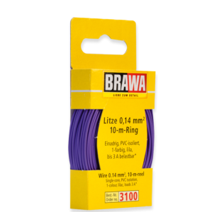 3100 Brawa draad Paars 0,14 MM² 10 meter