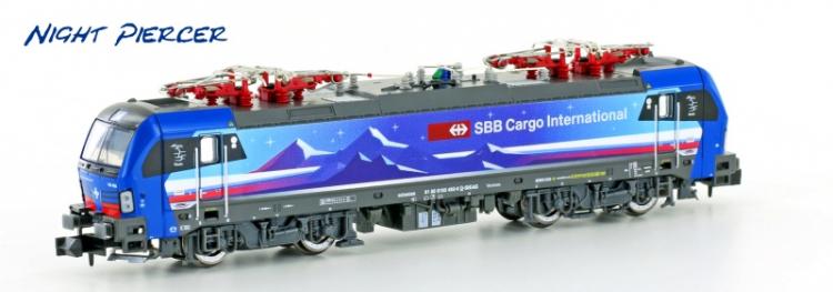 2999 HobbyTrain N E-lok Vectron Hupac SBB-Cargo 193 492-6 "Night-Piercer"