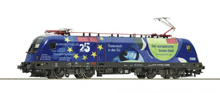 70502 Roco E-lok Taurus 1116 276-7 „25 Jahre Österreich in der EU“ ÖBB DCC Sound