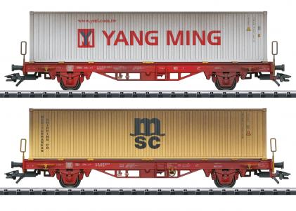 24139 Trix Container-Draagwagen-Set Lgs 580