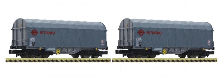 837927 Fleischmann N Set Schuifhuifwagens ERMEWA